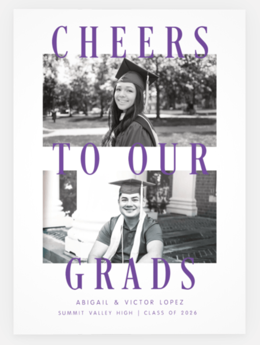 announcement graduation party supplies